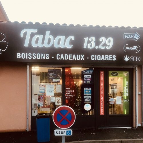 Enseigne bureau de tabac Lyon