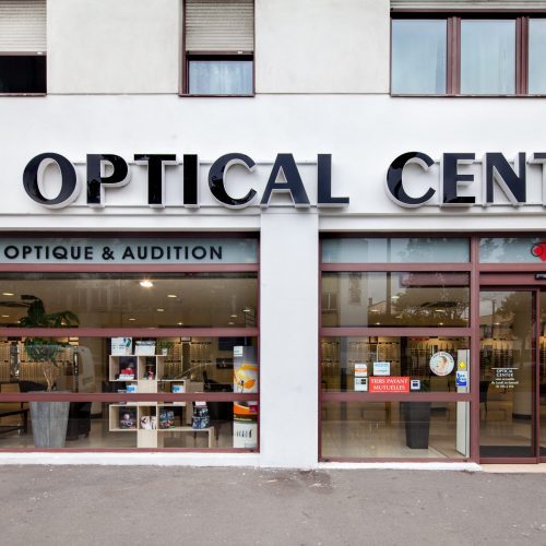Enseigne opticien, magasin optique